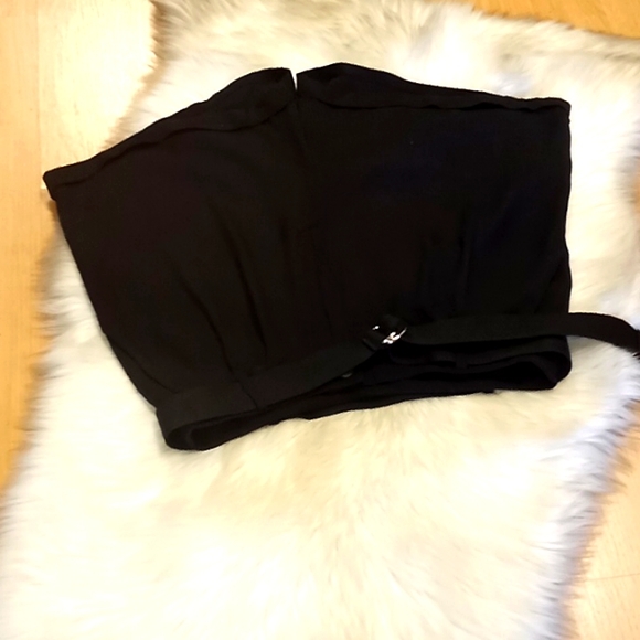 Shinestar Black Rayon Shorts-#1477 - Picture 7 of 9